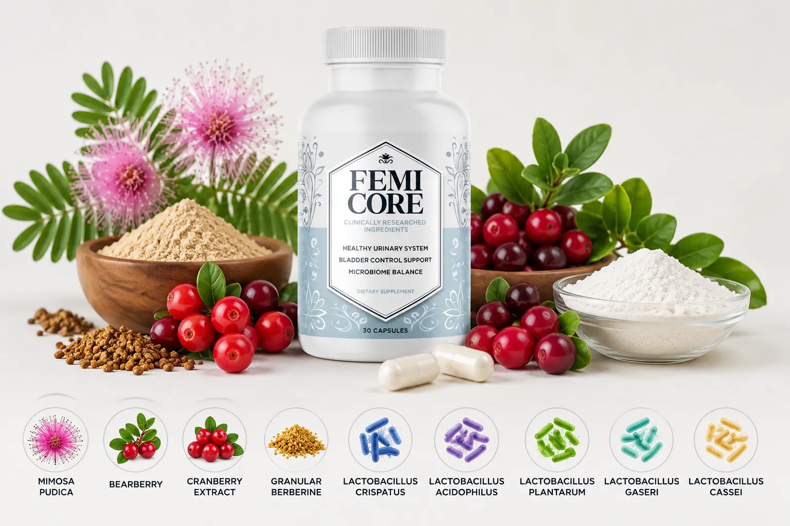 FemiCore ingredients